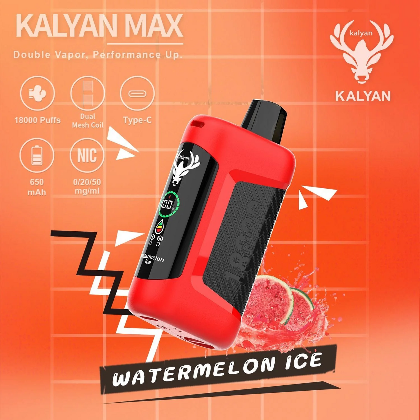 Kalyan Max 18000 Puffs Disposable Vape In Duabi Vape Hub Smoking Place