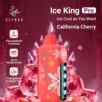 ELFBAR ICE KING PRO 40K DISPOSABLE VAPE WINTER EDITION In DUBAI UAE