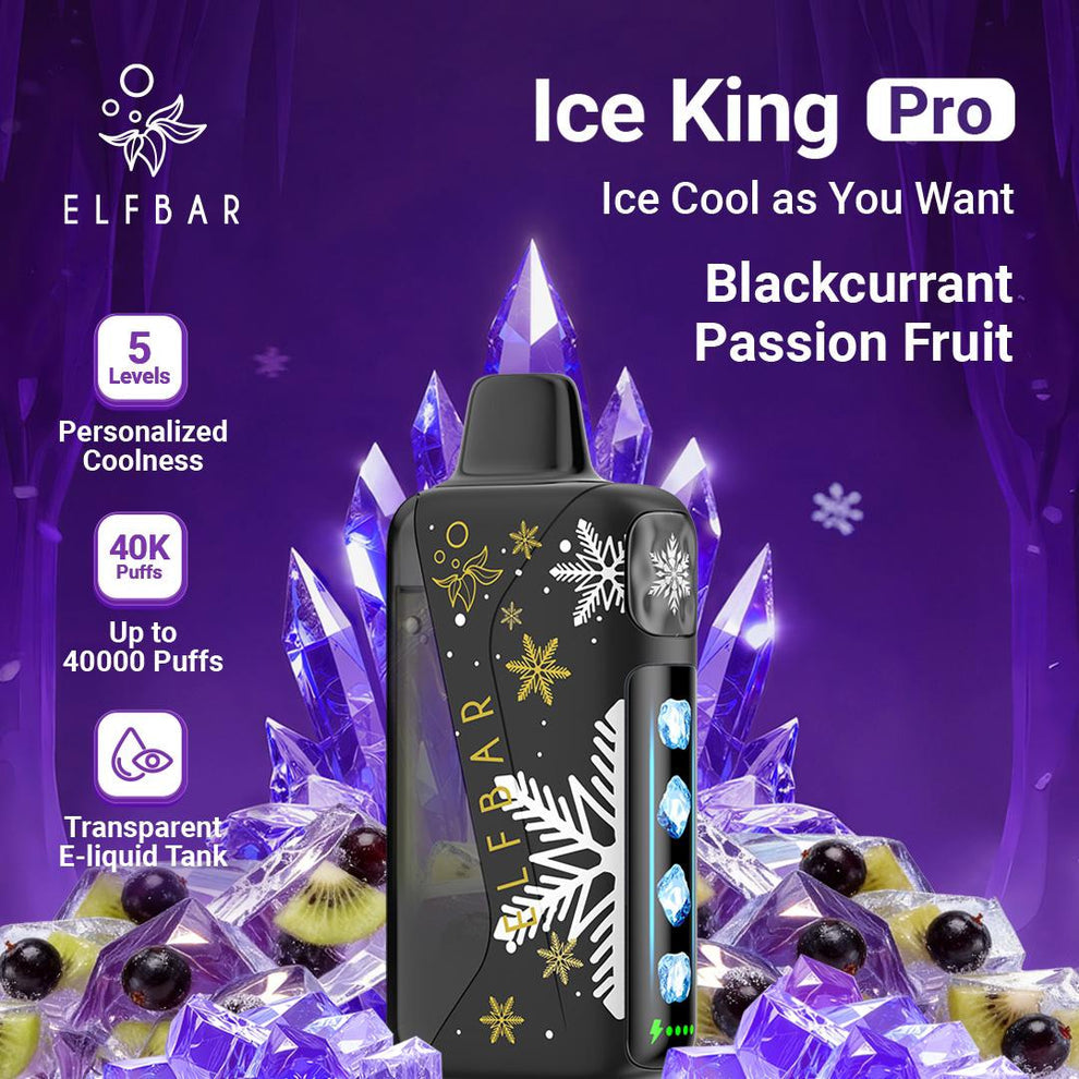 ELFBAR ICE KING PRO 40K DISPOSABLE VAPE WINTER EDITION In DUBAI UAE