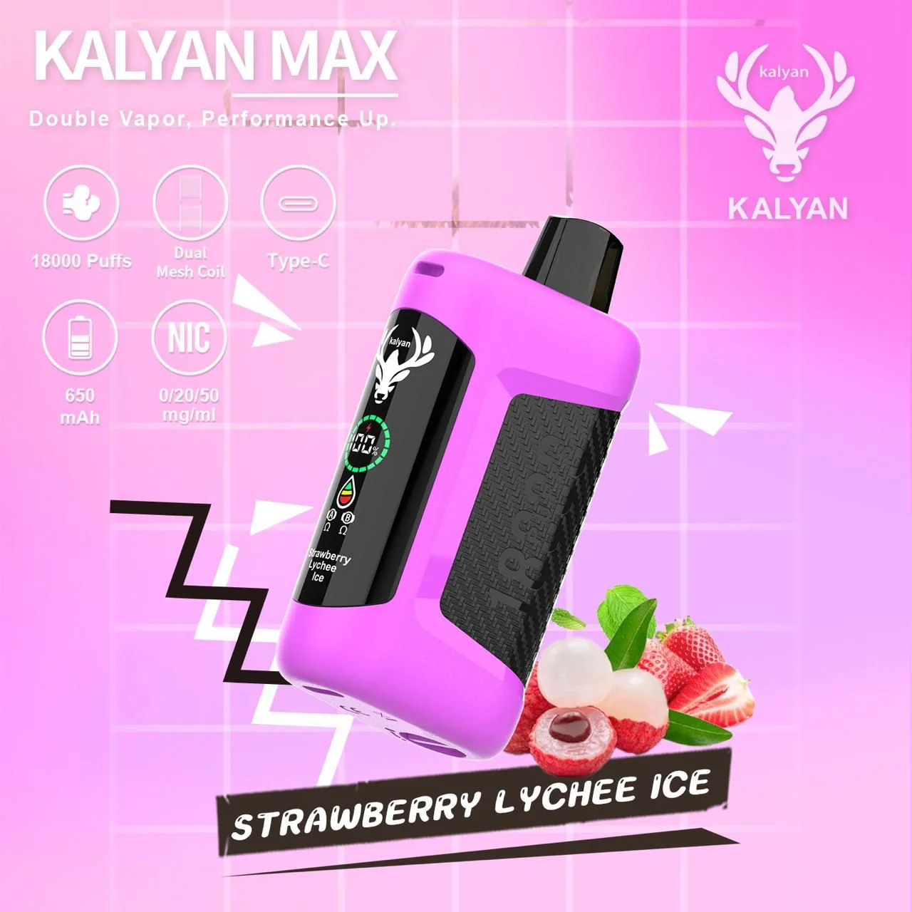 Kalyan Max 18000 Puffs Disposable Vape In Duabi Vape Hub Smoking Place