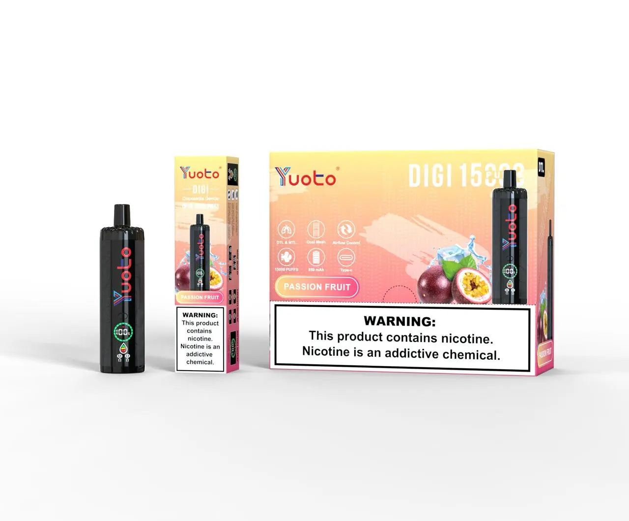 Yuoto DiGI 15000 Puffs Vape Hub Smoking