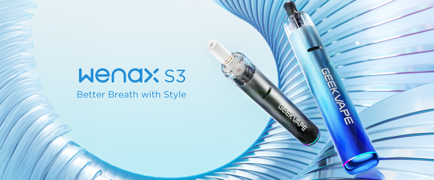 Geekvape WENAX S3 (Stylus 3) Vape Pen Kit 1100mAh Dubai Vape Hub Smoking Place