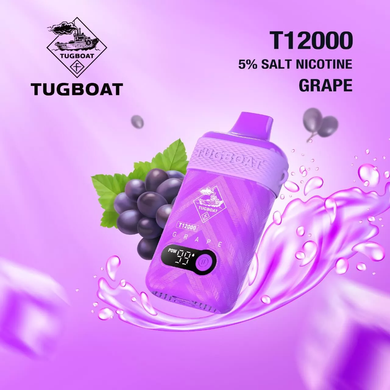 Tugboat T12000 puffs 50 MG rechargeable Disposable vape in Dubai Vape Hub Smoking Place