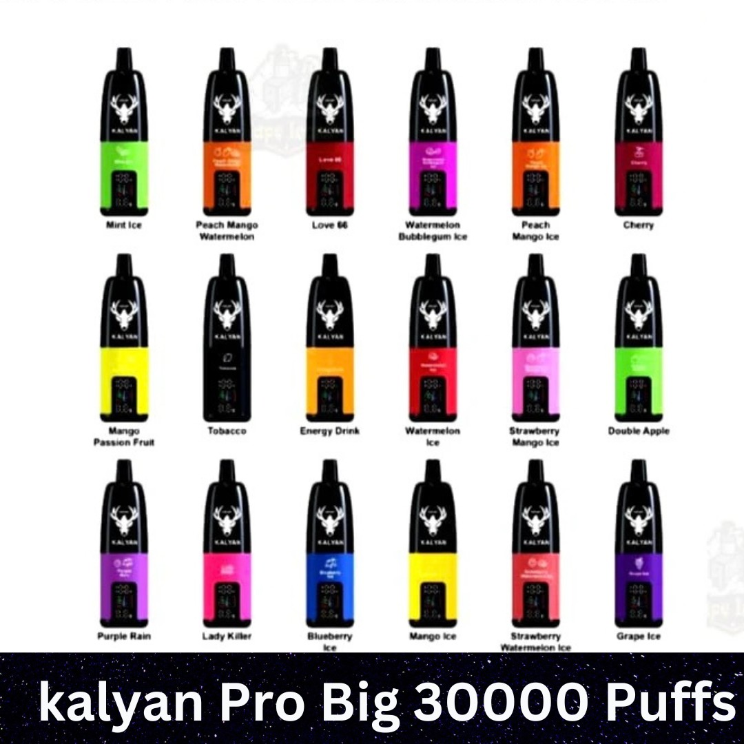 Kalyan Pro Big 30000 Puffs Disposable Vape In Dubai UAE Vape Hub Smoking Place