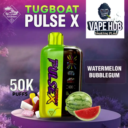 TUGBOAT PULSE X 50K Puffs| Disposable vape in Dubai UAE Vape Hub Smoking Place