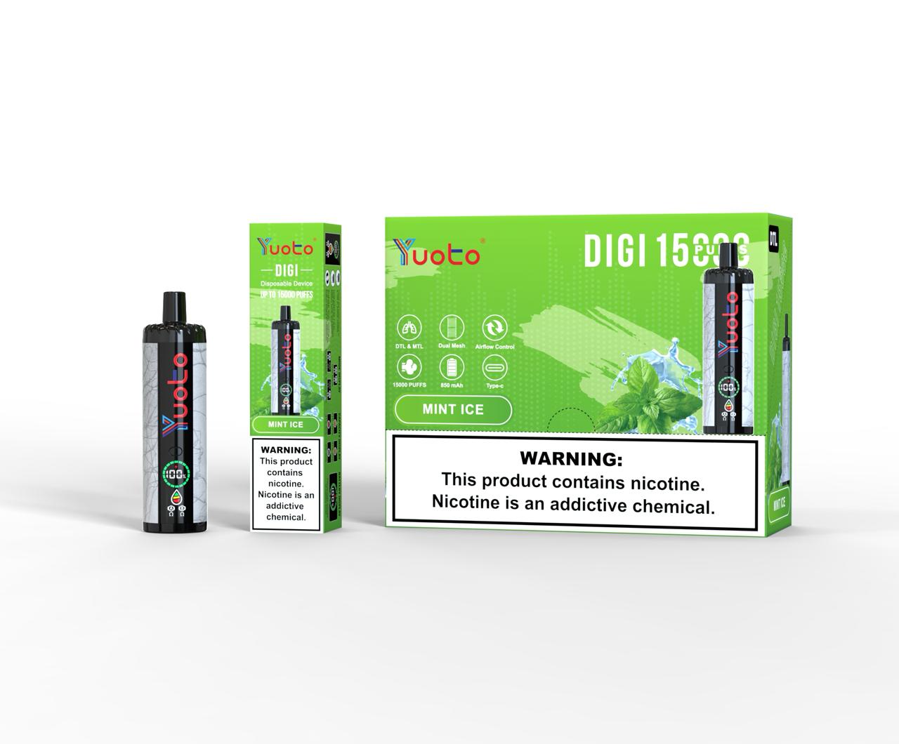 Yuoto DiGI 15000 Puffs Vape Hub Smoking