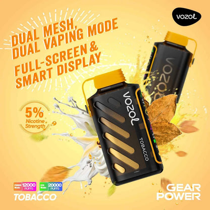 VOZOL Gear Power 20000 Puffs 50mg Dual Mode Disposable Vape Vape Hub Smoking Place