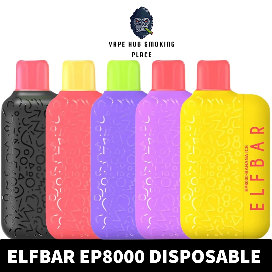 ELF BAR EP8000 Puffs Disposable Vape in Dubai Vape Hub Smoking Place