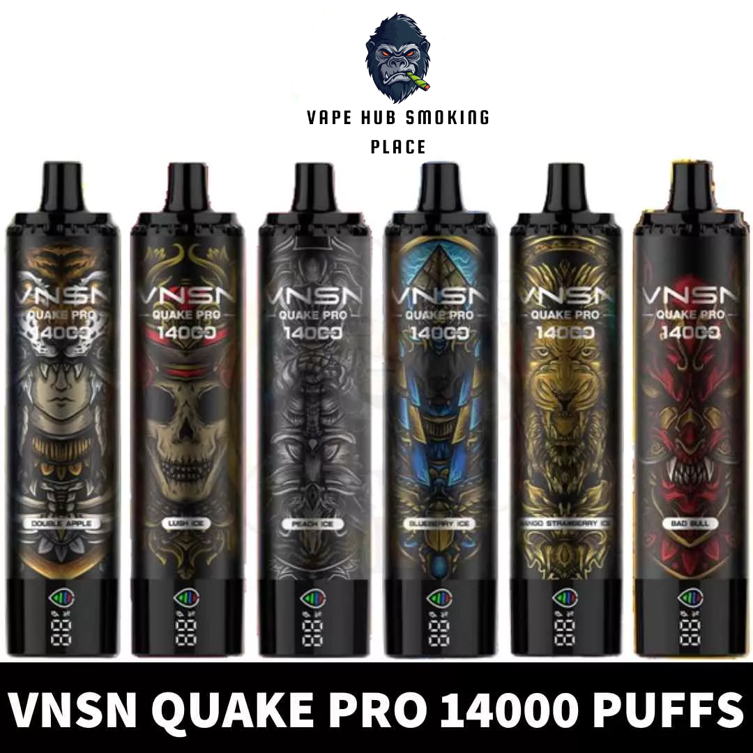 VNSN QUAKE PRO 14000 DISPOSABLE VAPE DUBAI Vape Hub Smoking Place