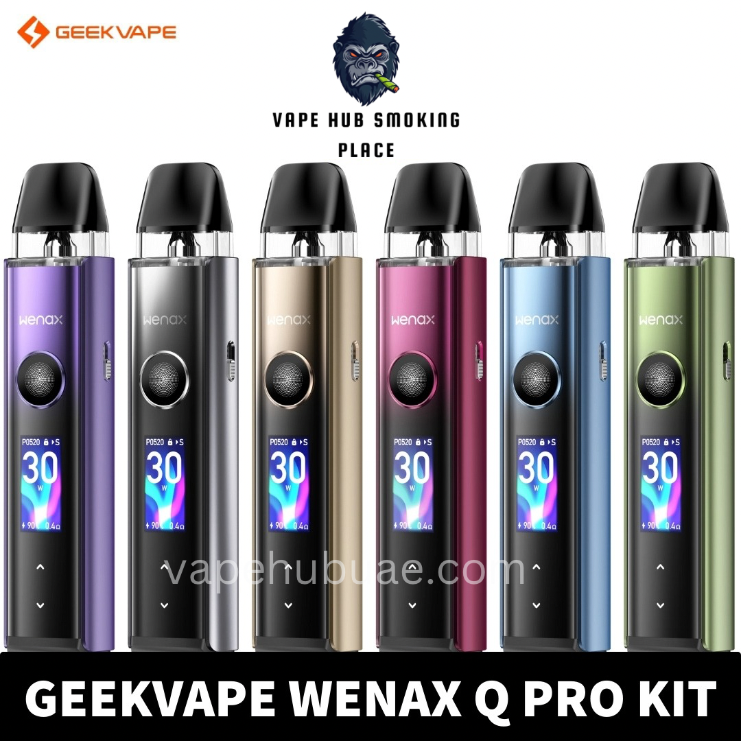 Geekvape Wenax Q Pro Pod System Kit 1200mAh Dubai Vape Hub Smoking Place