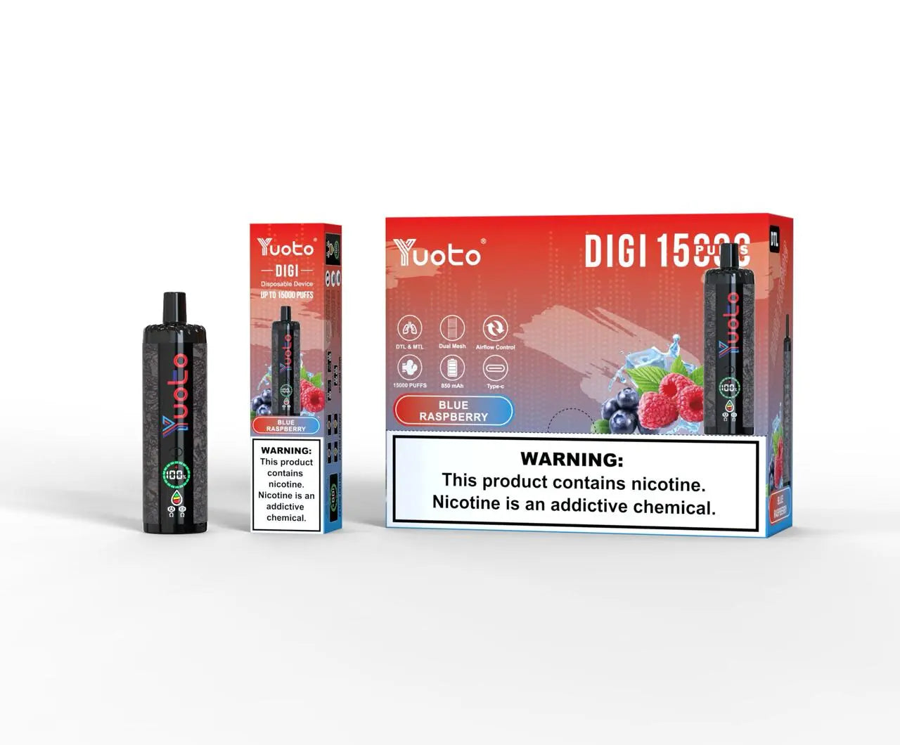 Yuoto DiGI 15000 Puffs Vape Hub Smoking