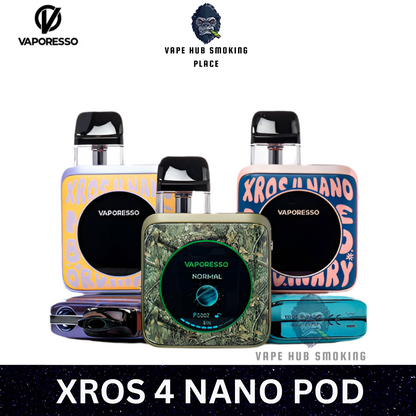 Vaporesso XROS 4 Nano Pod System: Compact Innovation for Exceptional Vaping Vape Hub Smoking Place