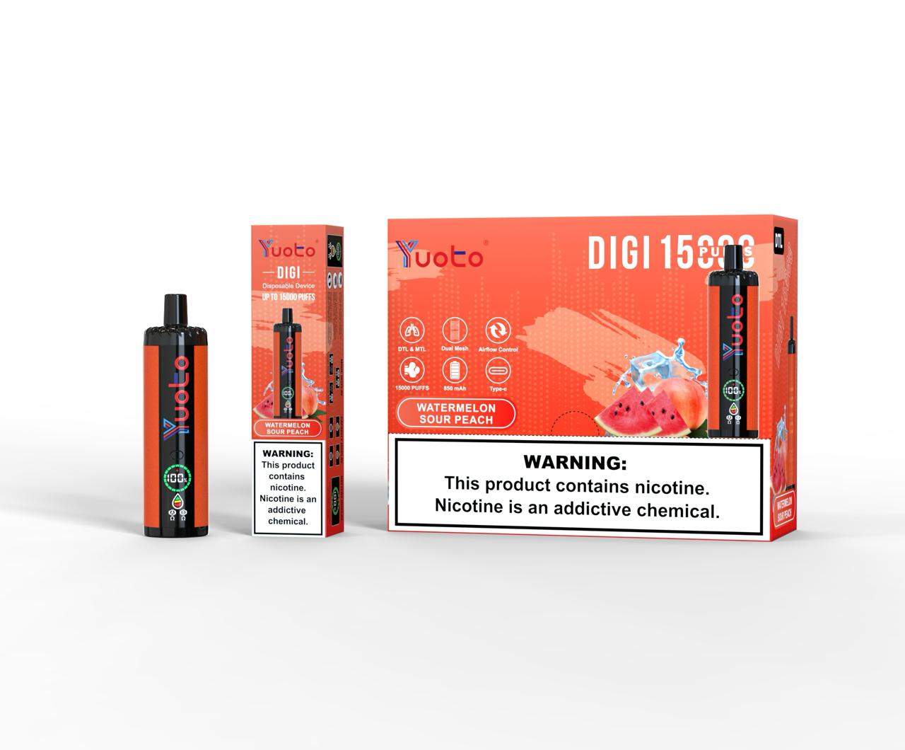 Yuoto DiGI 15000 Puffs Vape Hub Smoking