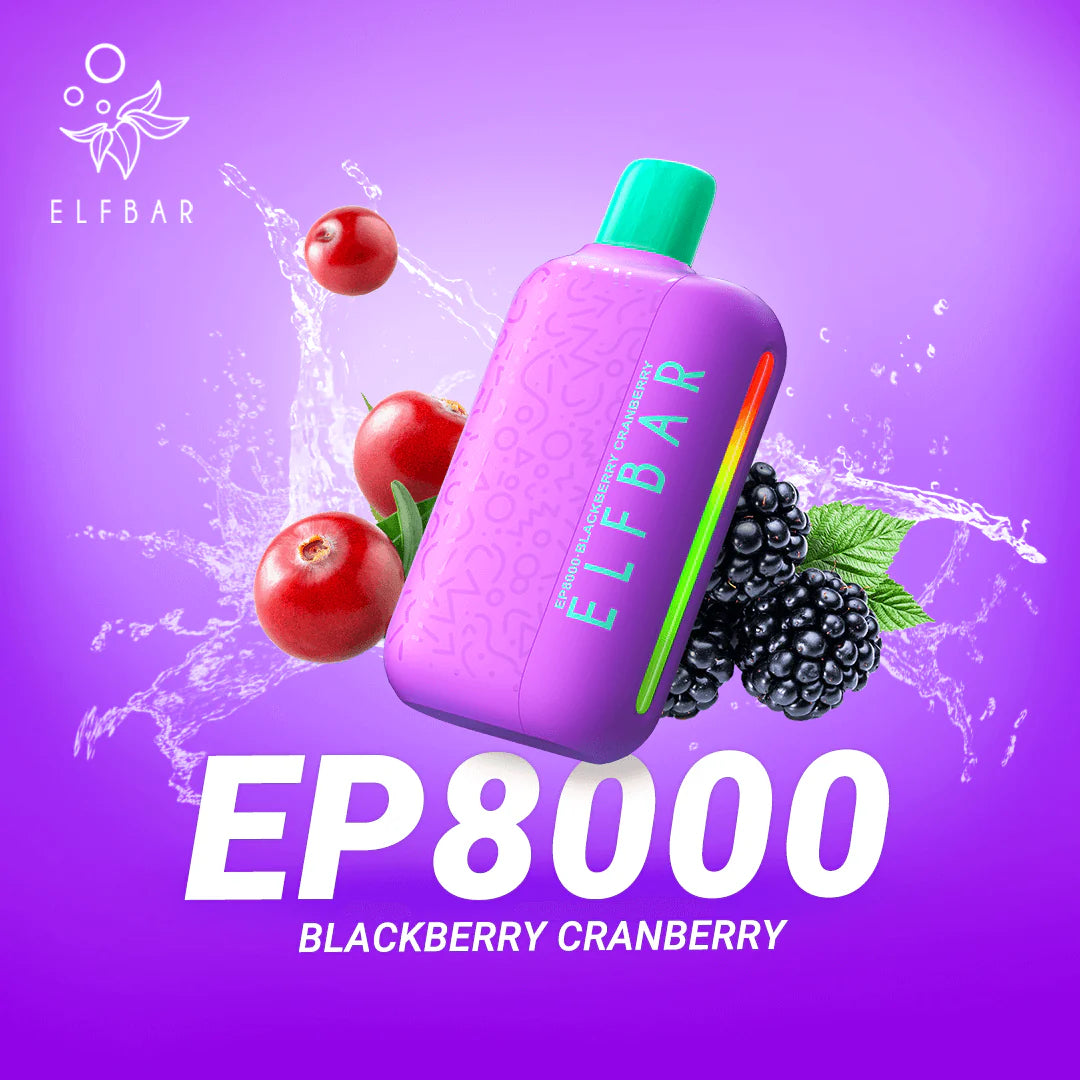 ELF BAR EP8000 Puffs Disposable Vape in Dubai Vape Hub Smoking Place