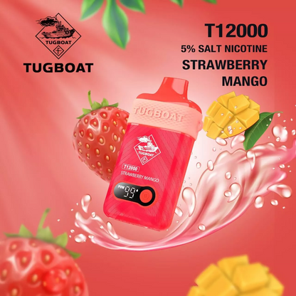 Tugboat T12000 puffs 50 MG rechargeable Disposable vape in Dubai Vape Hub Smoking Place