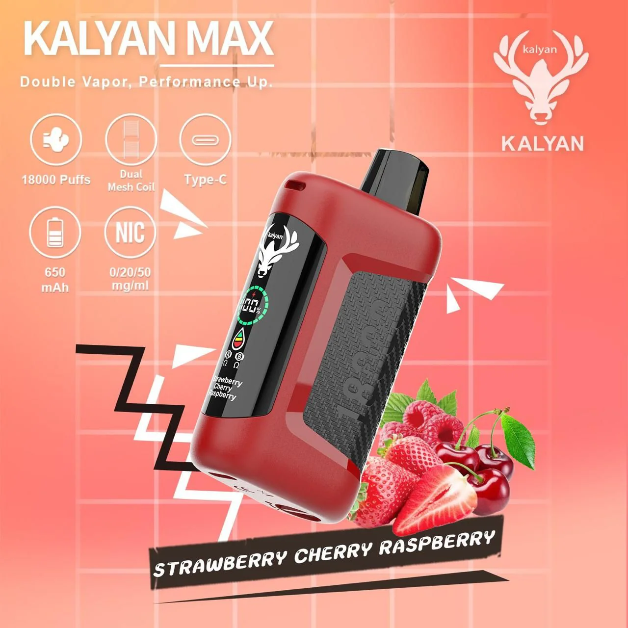 Kalyan Max 18000 Puffs Disposable Vape In Duabi Vape Hub Smoking Place