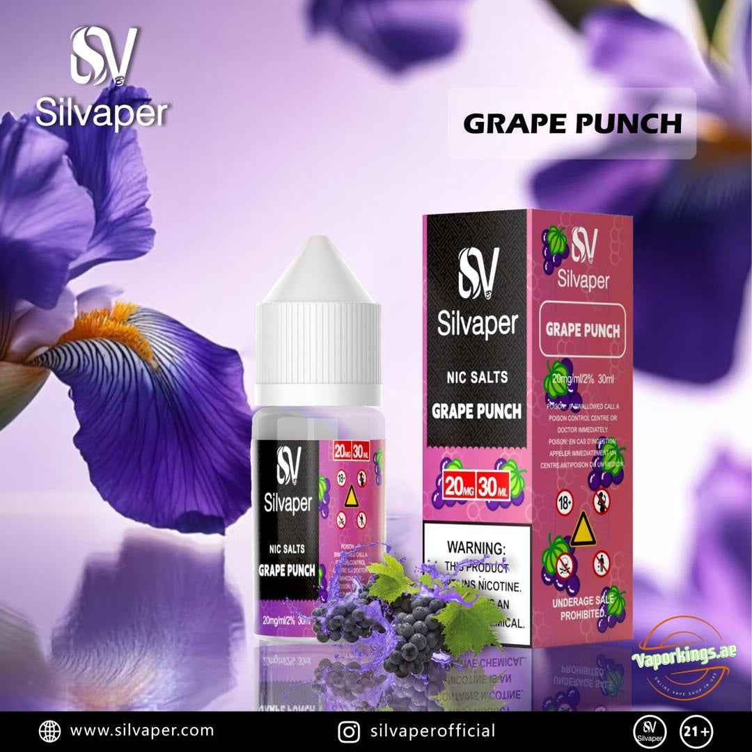 Silvaper Salt Nic 20mg 30ml E-Liquid In Dubai UAE Vape Hub Smoking Place