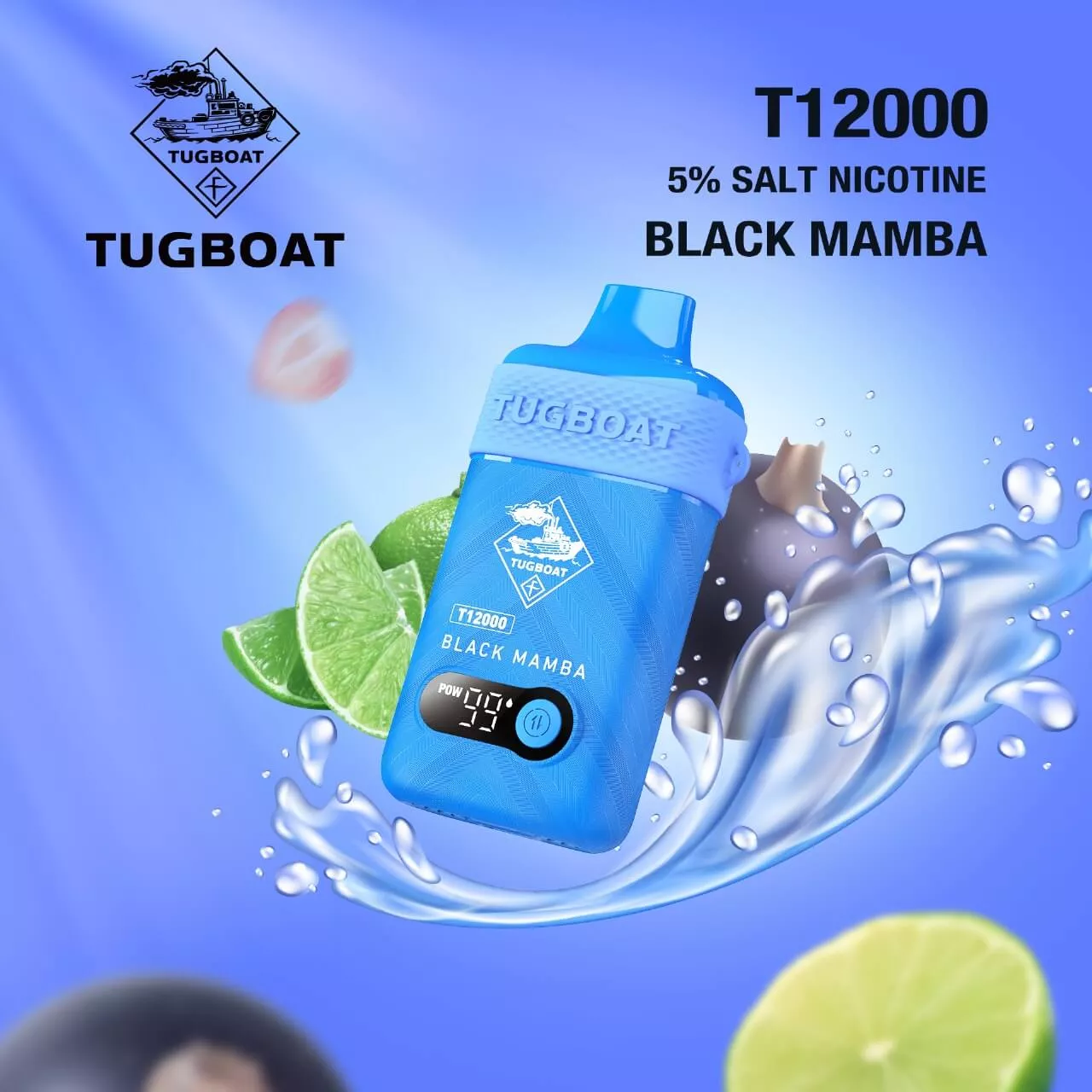 Tugboat T12000 puffs 50 MG rechargeable Disposable vape in Dubai Vape Hub Smoking Place