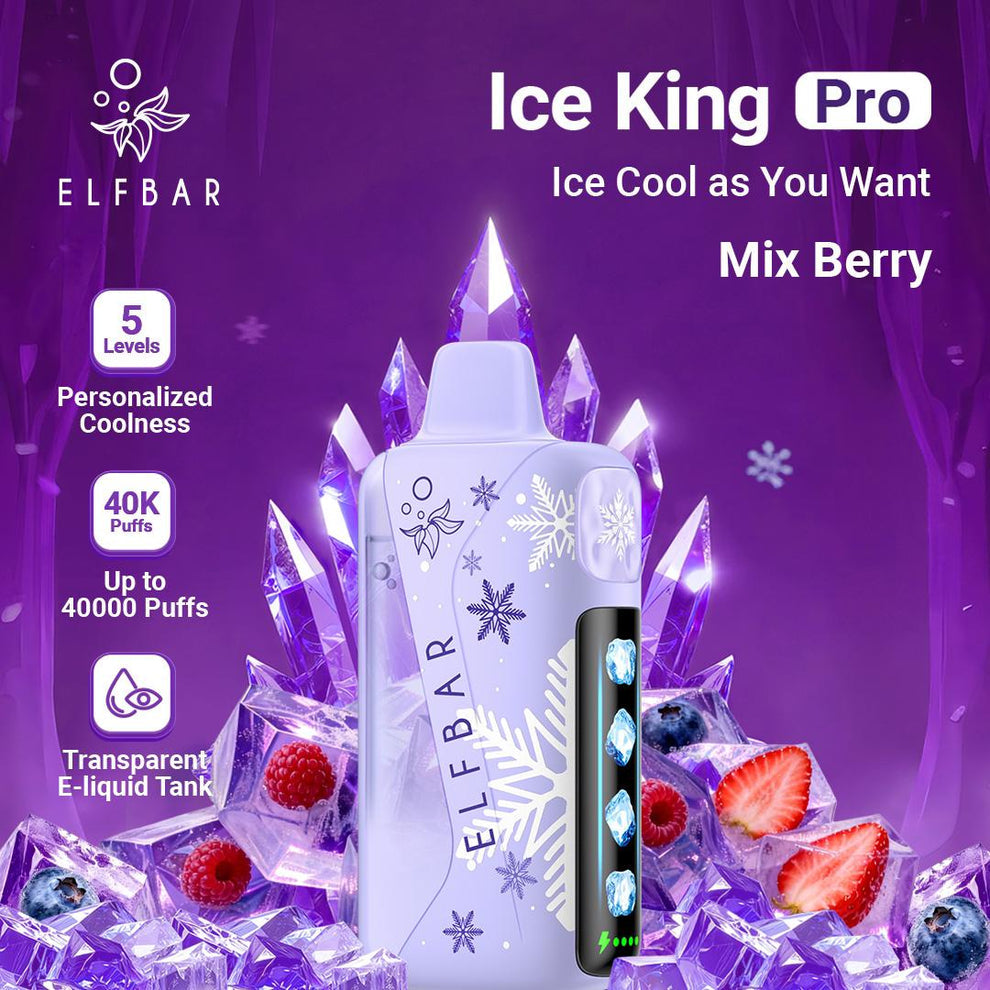 ELFBAR ICE KING PRO 40K DISPOSABLE VAPE WINTER EDITION In DUBAI UAE