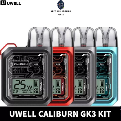 UWELL CALIBURN GK3 POD SYSTEM 900mah Vape Hub Smoking