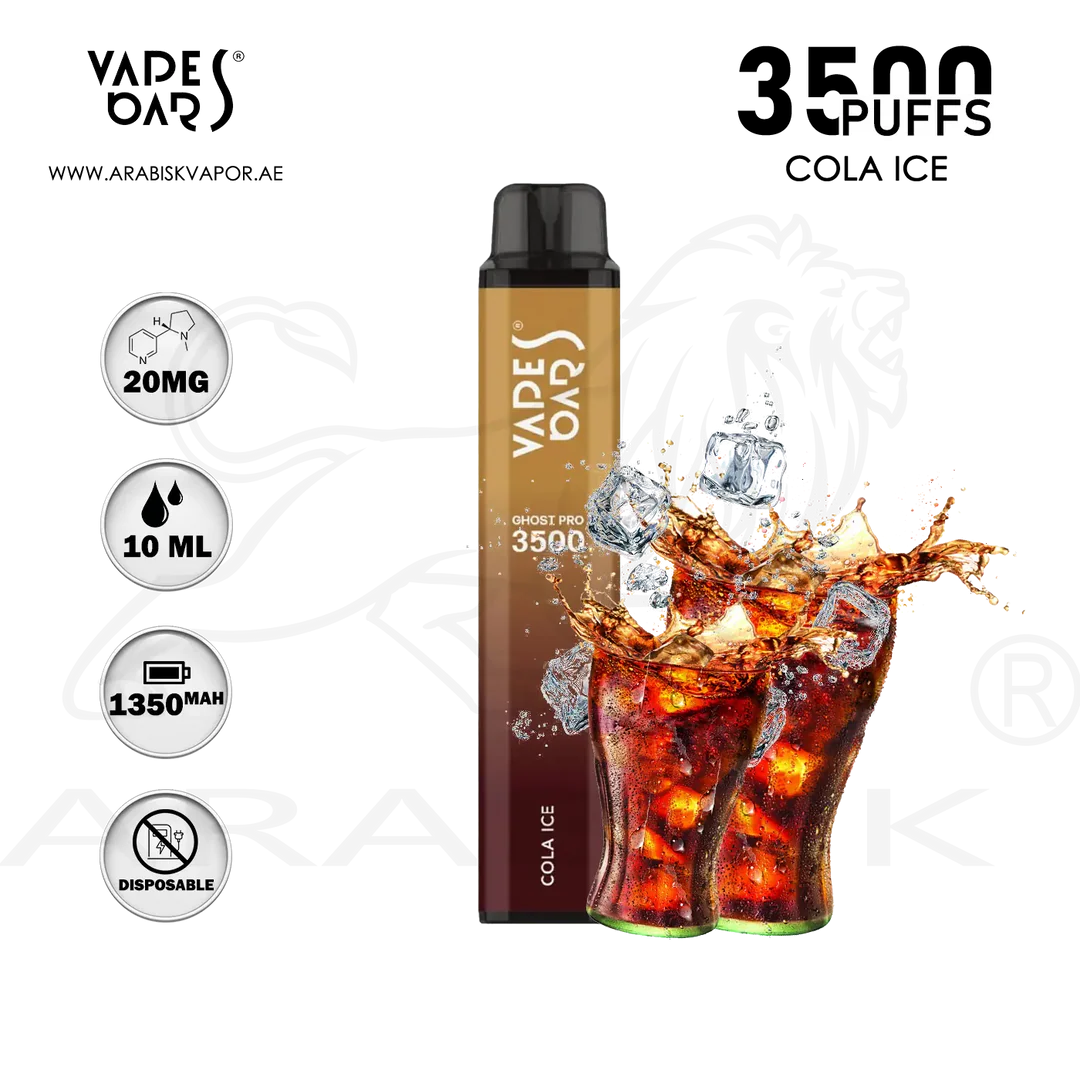 Vapes Bars| Ghost Vape Pro 2% nicotine 3500 Puff Disposable Vape in Dubai Sharjah Vape Hub Smoking Place