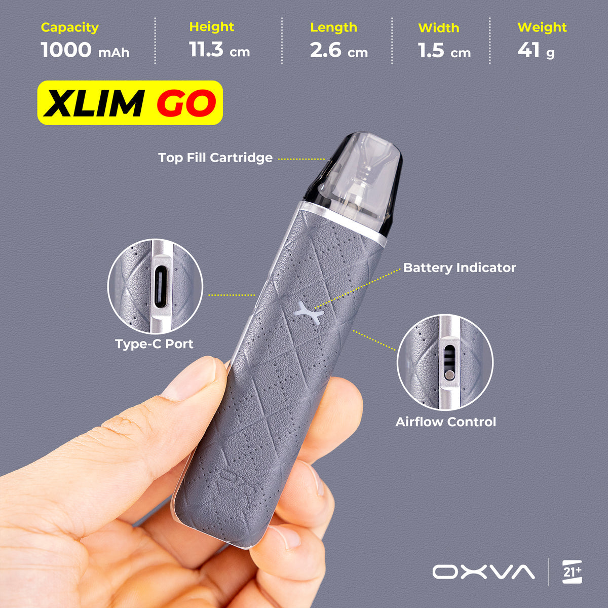 OXVA Xlim Go Pod System 30W Vape Kit UAE Vape Hub Smoking Place