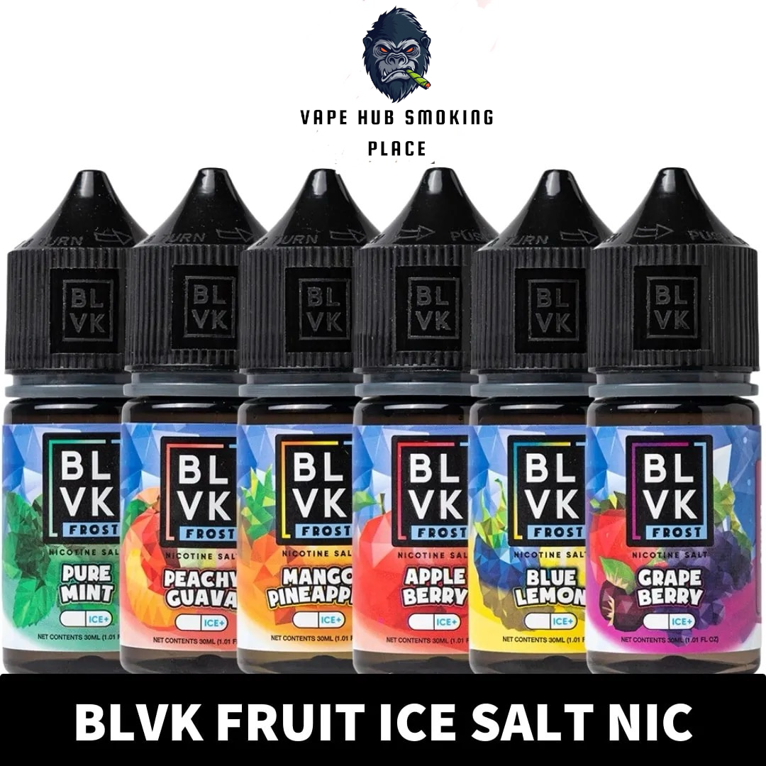 BLVK SALTNIC 30ML PREMIUM VAPE JUICE E-LIQUID Vape Hub Smoking