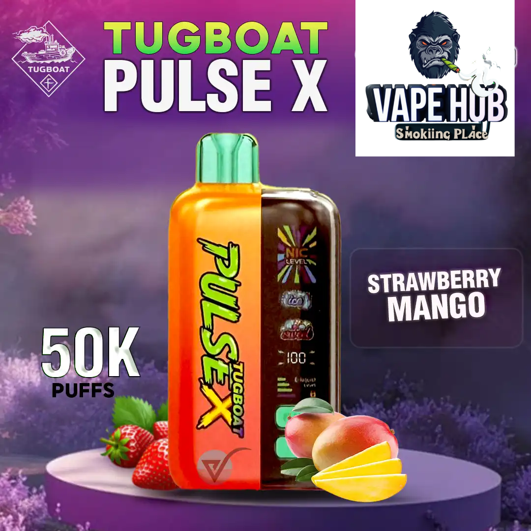 TUGBOAT PULSE X 50K Puffs| Disposable vape in Dubai UAE Vape Hub Smoking Place