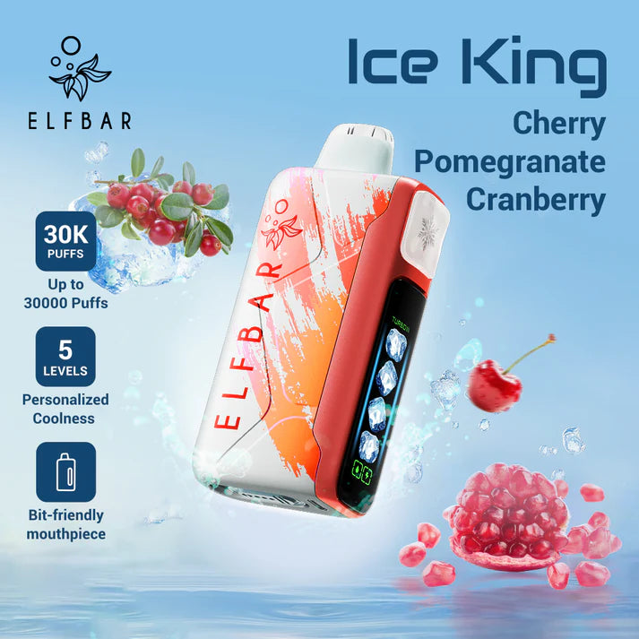 ELF BAR Ice King 30000 Puffs Disposable Vape Dubai Vape Hub Smoking Place