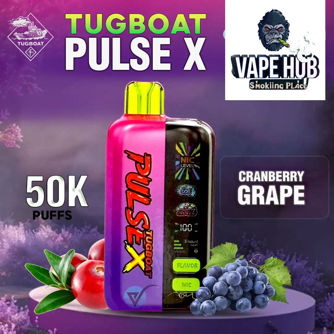 TUGBOAT PULSE X 50K Puffs| Disposable vape in Dubai UAE Vape Hub Smoking Place
