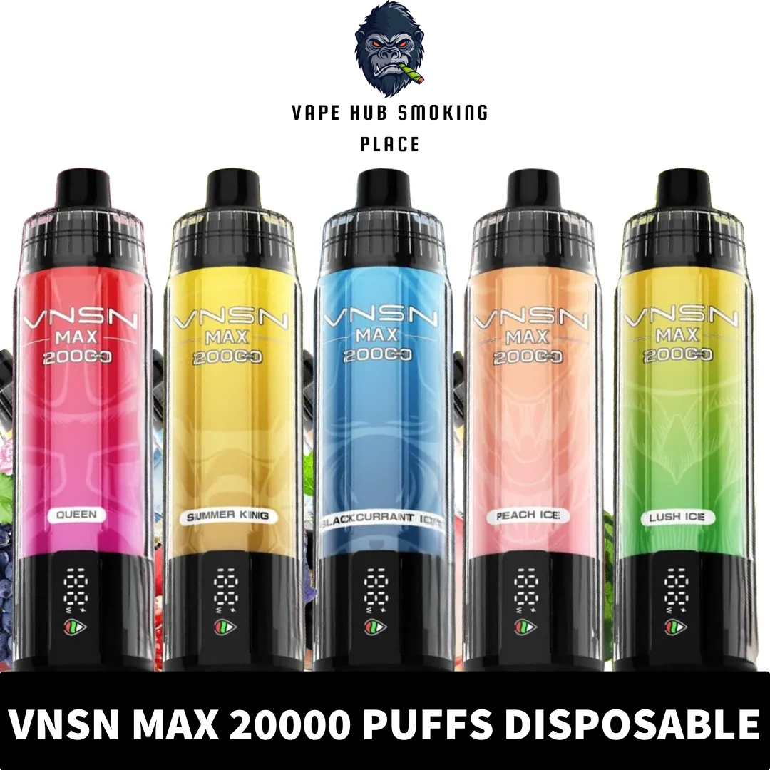 VNSN Max Shisha 20000 Puffs Disposable Vape in UAE Vape Hub Smoking Place