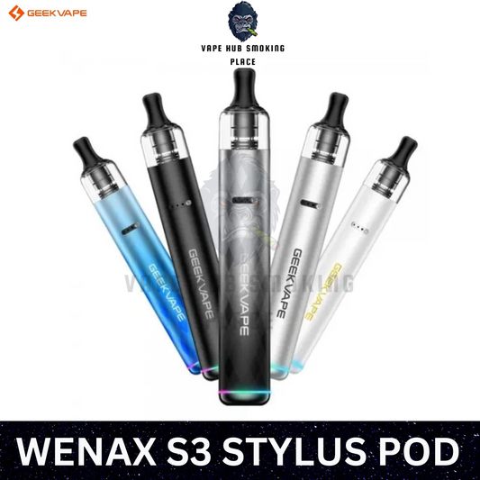 Geekvape WENAX S3 (Stylus 3) Vape Pen Kit 1100mAh Dubai Vape Hub Smoking Place