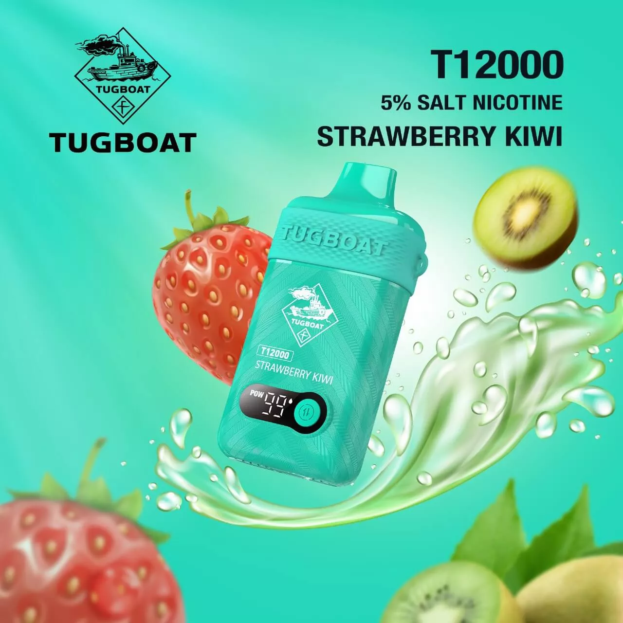 Tugboat T12000 puffs 50 MG rechargeable Disposable vape in Dubai Vape Hub Smoking Place