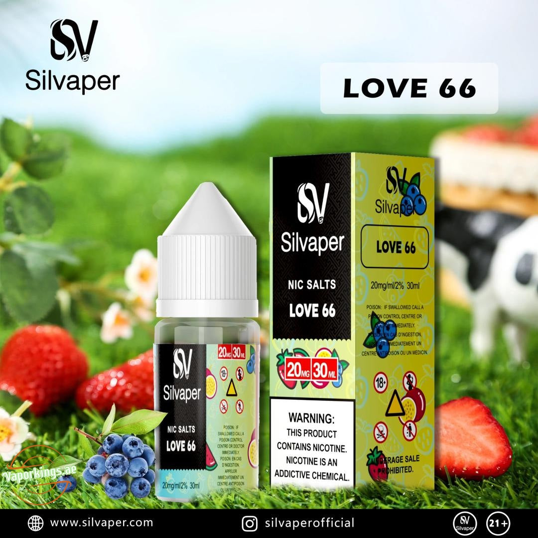 Silvaper Salt Nic 20mg 30ml E-Liquid In Dubai UAE Vape Hub Smoking Place