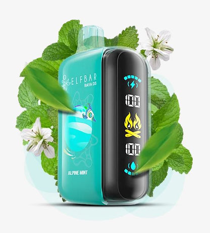 ELF BAR Raya D3 25000 Puffs 50MG Mint Flavor Disposable Vape