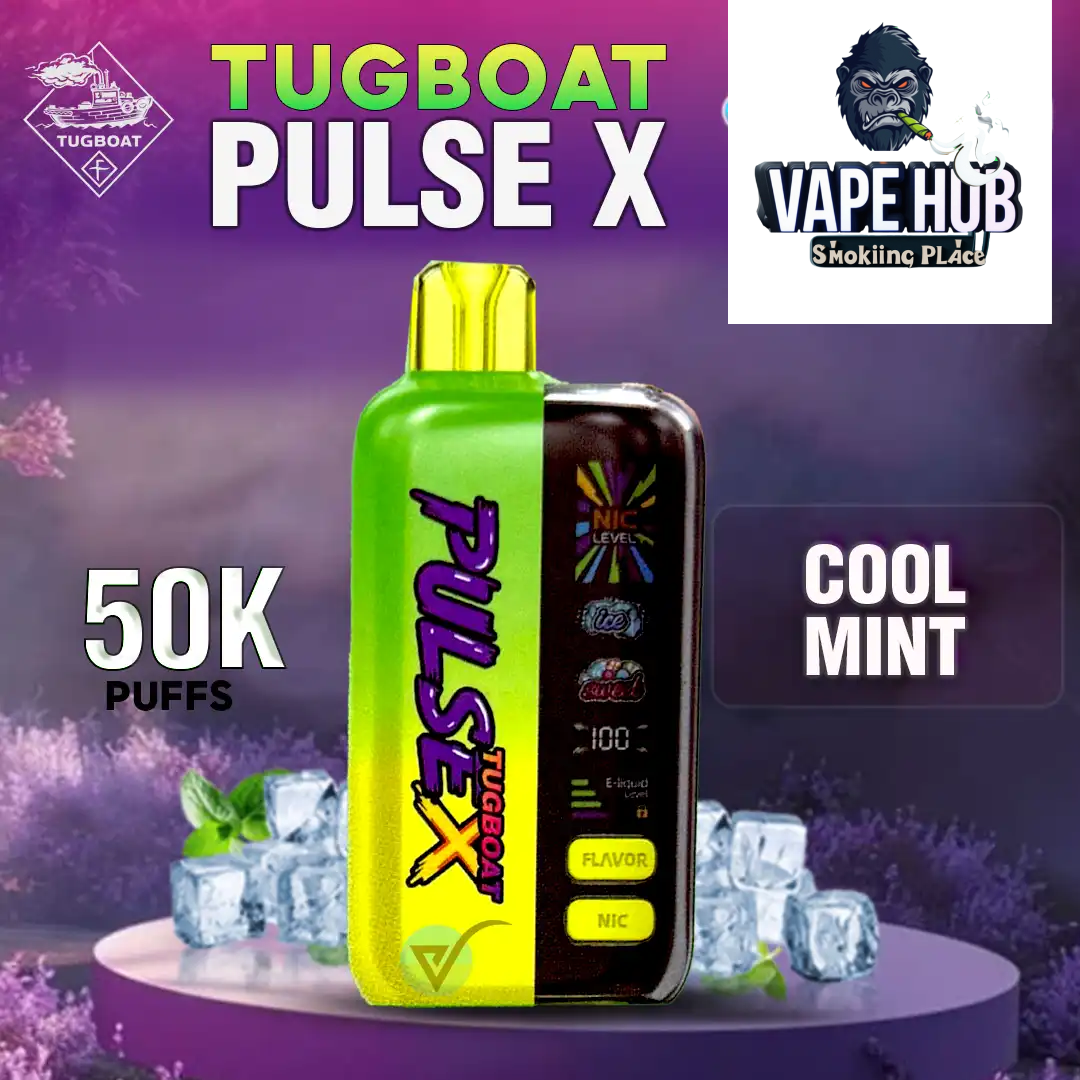 TUGBOAT PULSE X 50K Puffs| Disposable vape in Dubai UAE Vape Hub Smoking Place