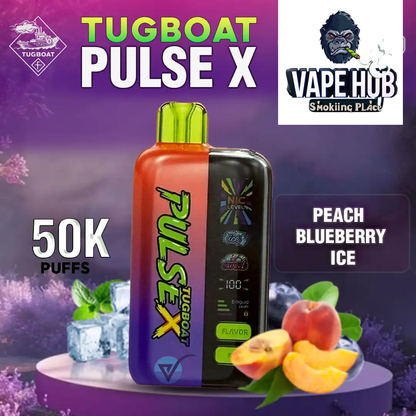 TUGBOAT PULSE X 50K Puffs| Disposable vape in Dubai UAE Vape Hub Smoking Place