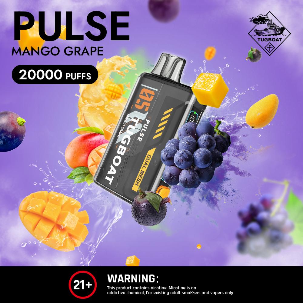 TUGBOAT PULSE 20000 PUFFS Disposable Vape in UAE Vape Hub Smoking Place