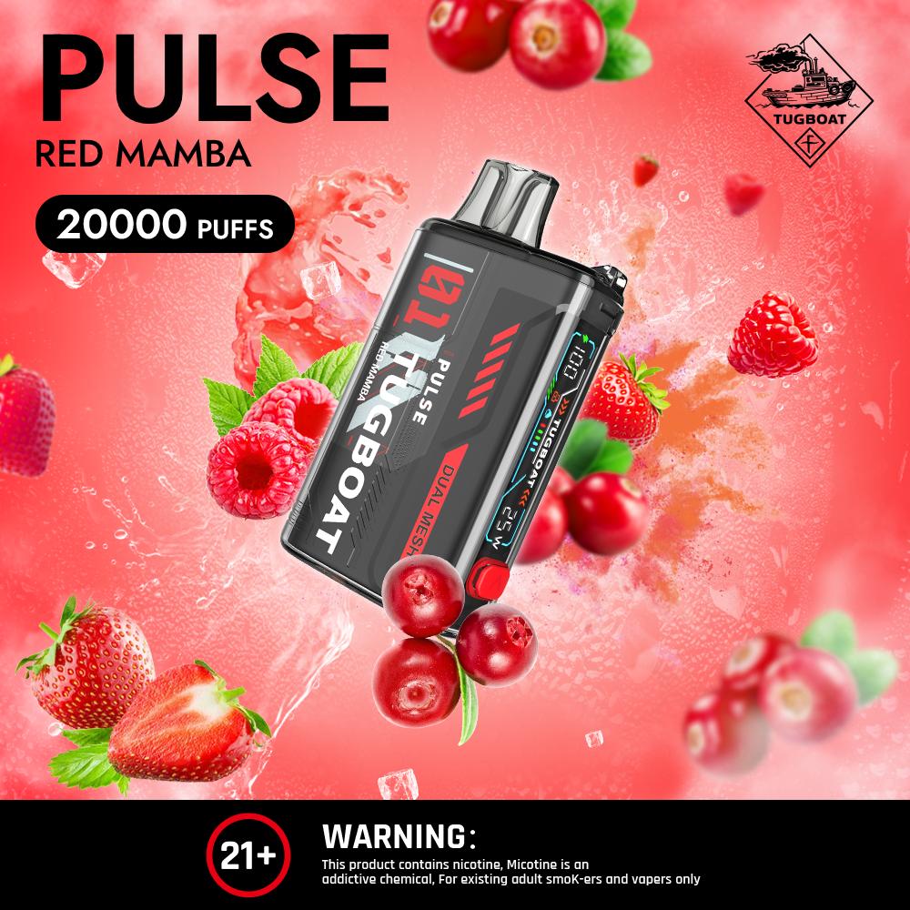 TUGBOAT PULSE 20000 PUFFS Disposable Vape in UAE Vape Hub Smoking Place