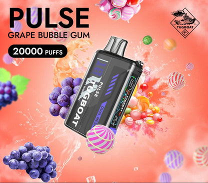 TUGBOAT PULSE 20000 PUFFS Disposable Vape in UAE Vape Hub Smoking Place