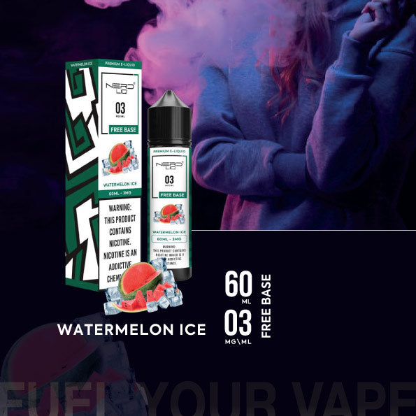 NERD FREEBASE 60ML E-LIQUID IN DUBAI Vape Hub Smoking Place