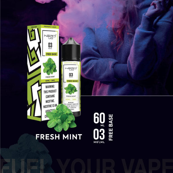 NERD FREEBASE 60ML E-LIQUID IN DUBAI Vape Hub Smoking Place