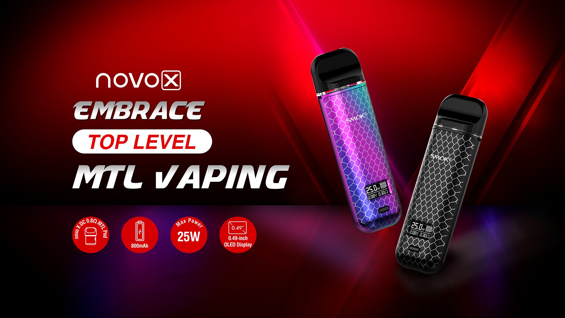 SMOK NOVO X 25W POD SYSTEM IN UAE Vape Hub Smoking Place