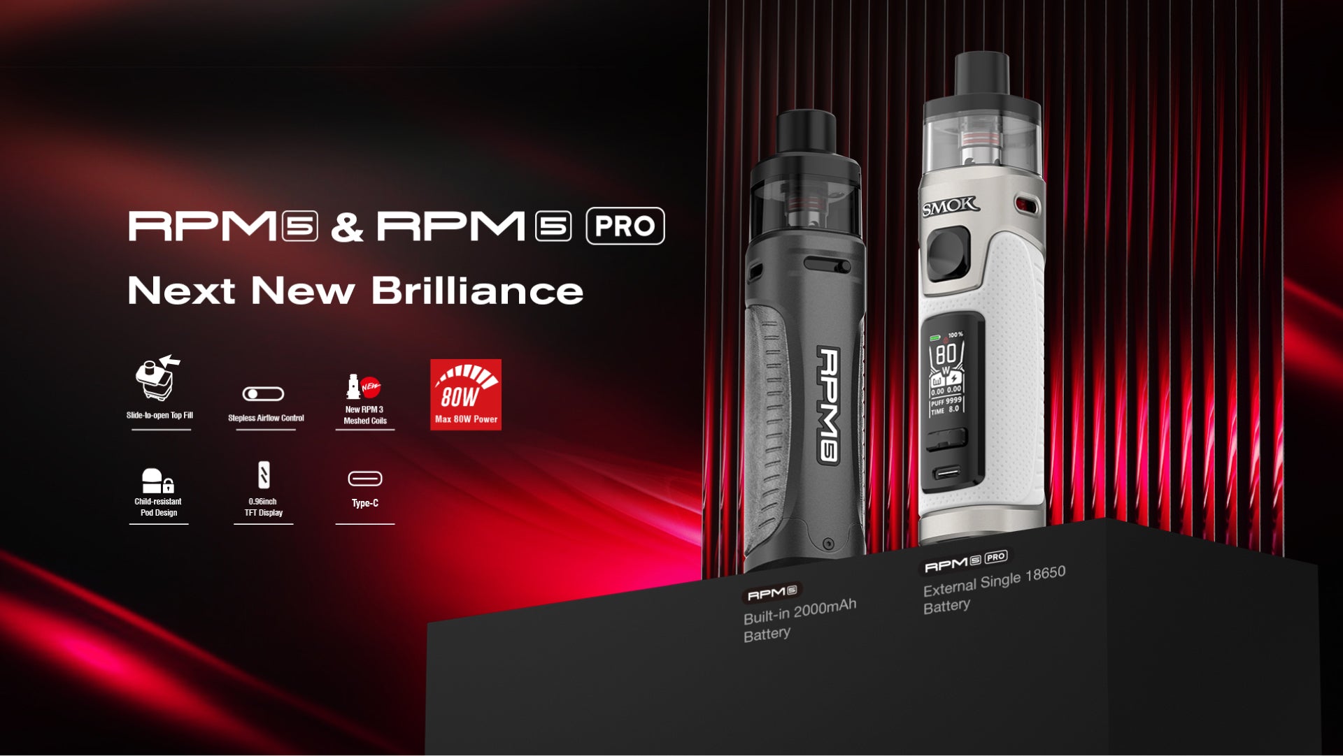 "Smok RPM 5 80W Pod System – Dubai’s Ultimate Vaping Experience UAE Vape Hub Smoking Place