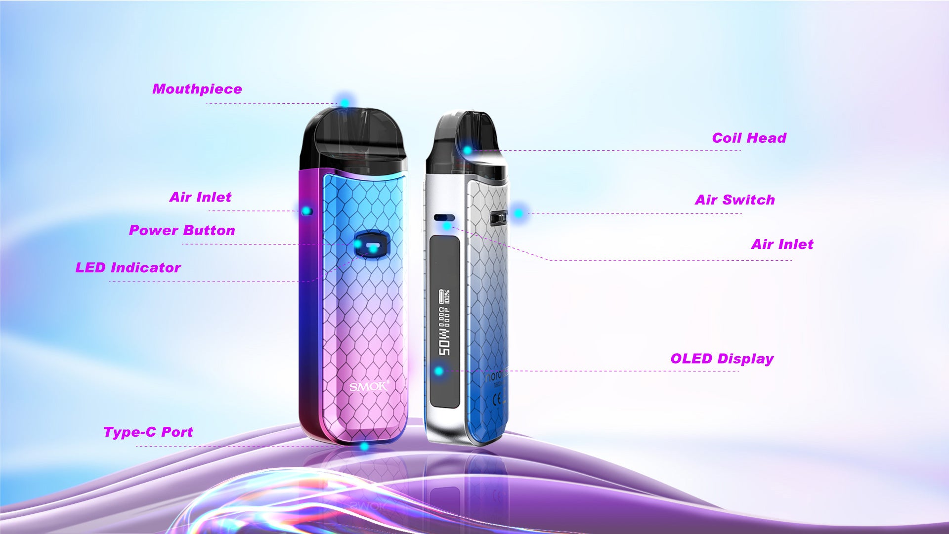 SMOK NORD 50W KIT DUBAI Vape Hub Smoking Place