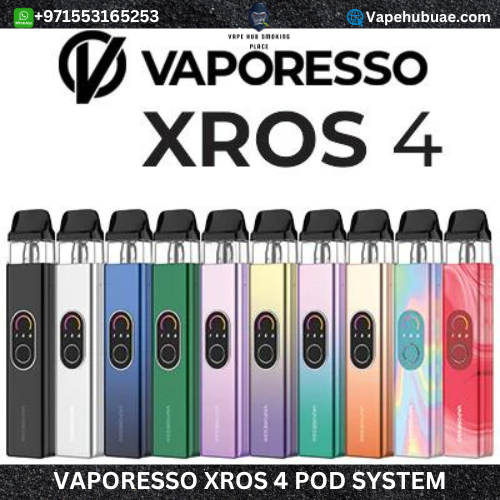 VAPORESSO XROS 4 POD SYSTEM Vape Hub Smoking Place VAPORESSO XROS 4 POD SYSTEM Vape Hub Smoking Place