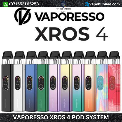 VAPORESSO XROS 4 POD SYSTEM Vape Hub Smoking Place