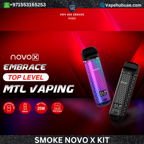 SMOK NOVO X 25W POD SYSTEM IN UAE Vape Hub Smoking Place