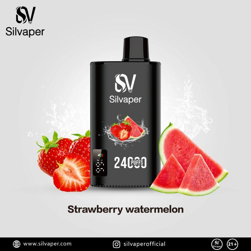 Strawberry Watermelon: Juicy strawberries combined with sweet, refreshing watermelon. Silvaper 24k