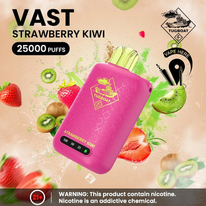 Kiwi Passion Fruit Guava: A unique combination of tropical fruits Tugboat_VAST_25_000_Puffs